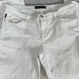 ROCK & REPUBLIC WOMEN'S KENDALL WHITE JEANS SZ 14